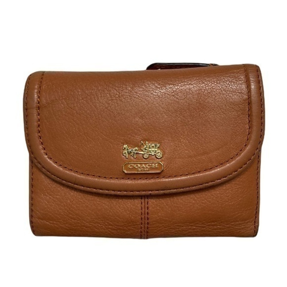 Coach Madison brown leather wallet